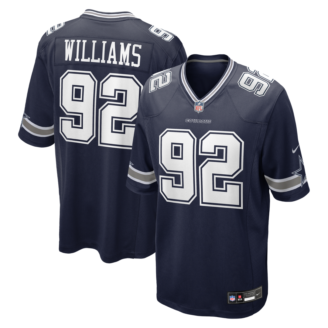 Dallas Cowboys Quinnen Williams White Game Jersey