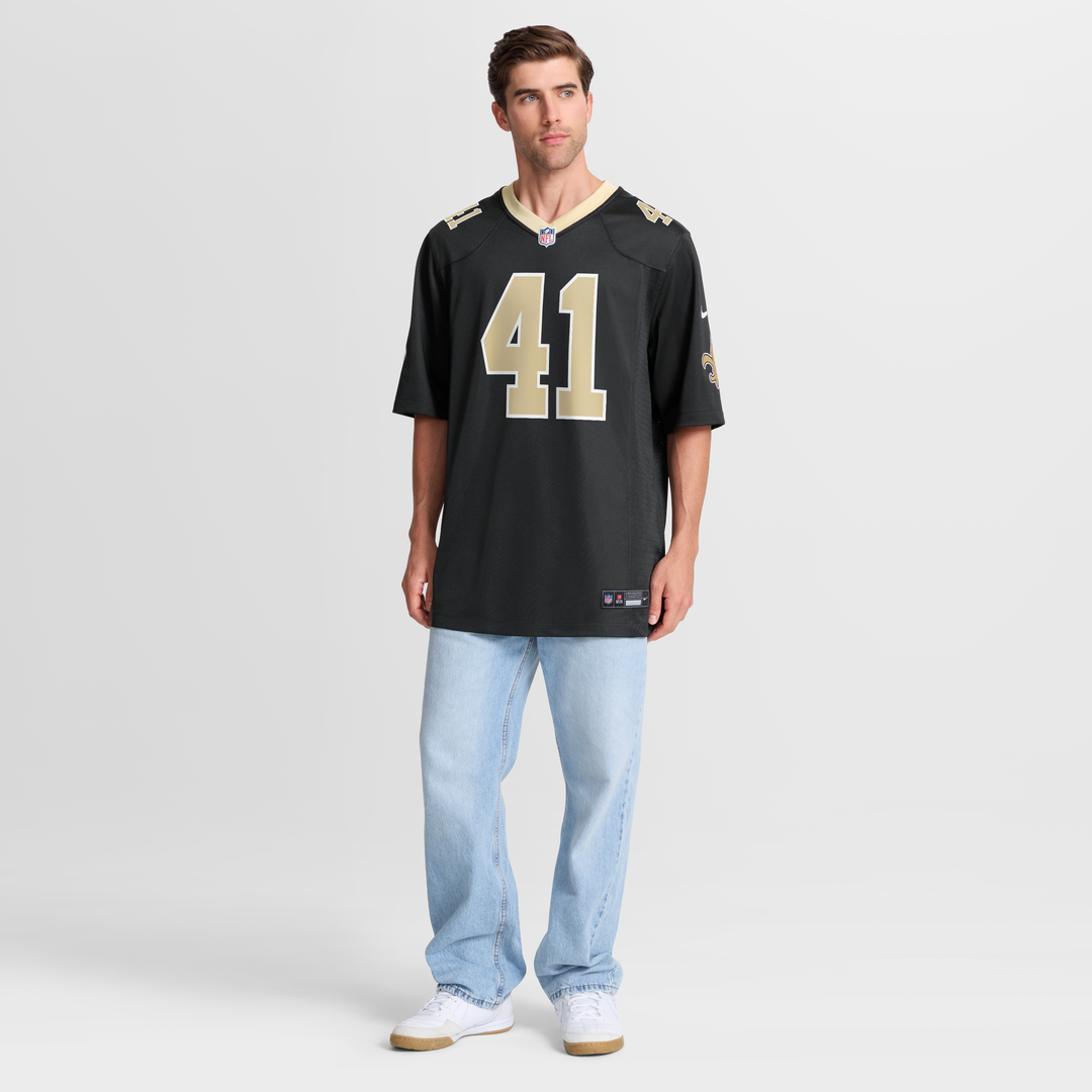 New Orleans Saints Alvin Kamara Black Game Jersey