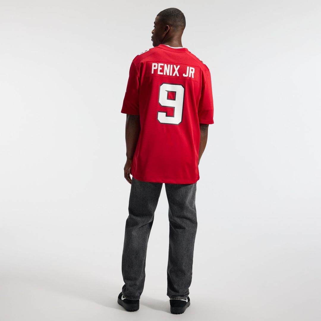 Atlanta Falcons Michael Penix Jr. Red Game Jersey