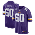 Minnesota Vikings Joe Huber Purple Team Game Jersey