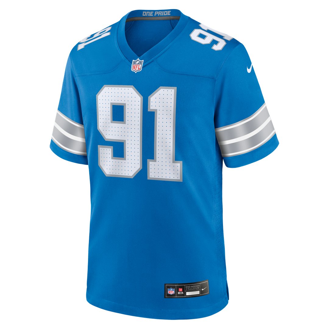 Detroit Lions Tyleik Williams Blue Team Game Jersey