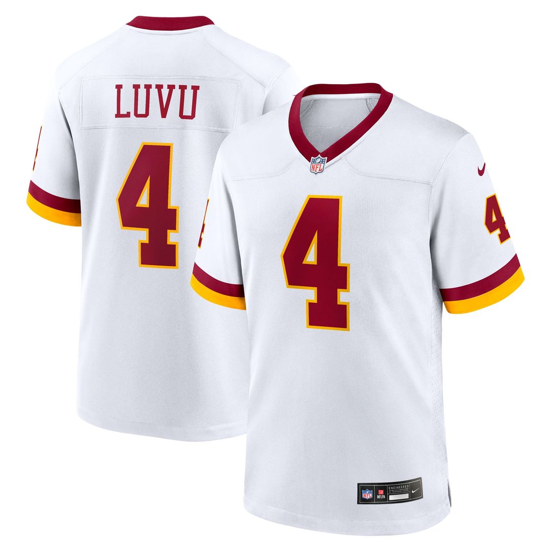Washington Commanders Frankie Luvu Black Hail Raiser Alternate Game Jersey