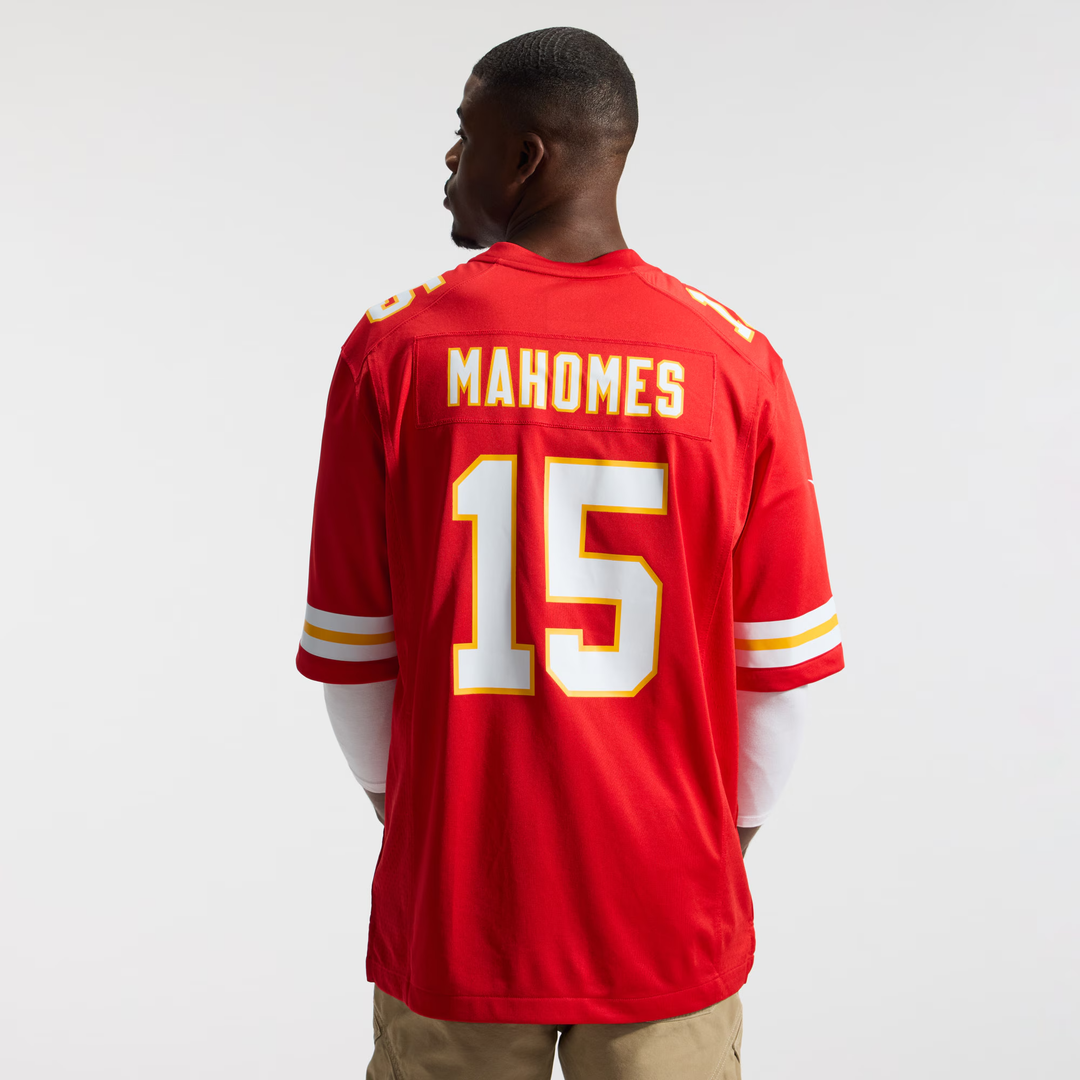 Kansas City Chiefs Patrick Mahomes Red Game Jersey