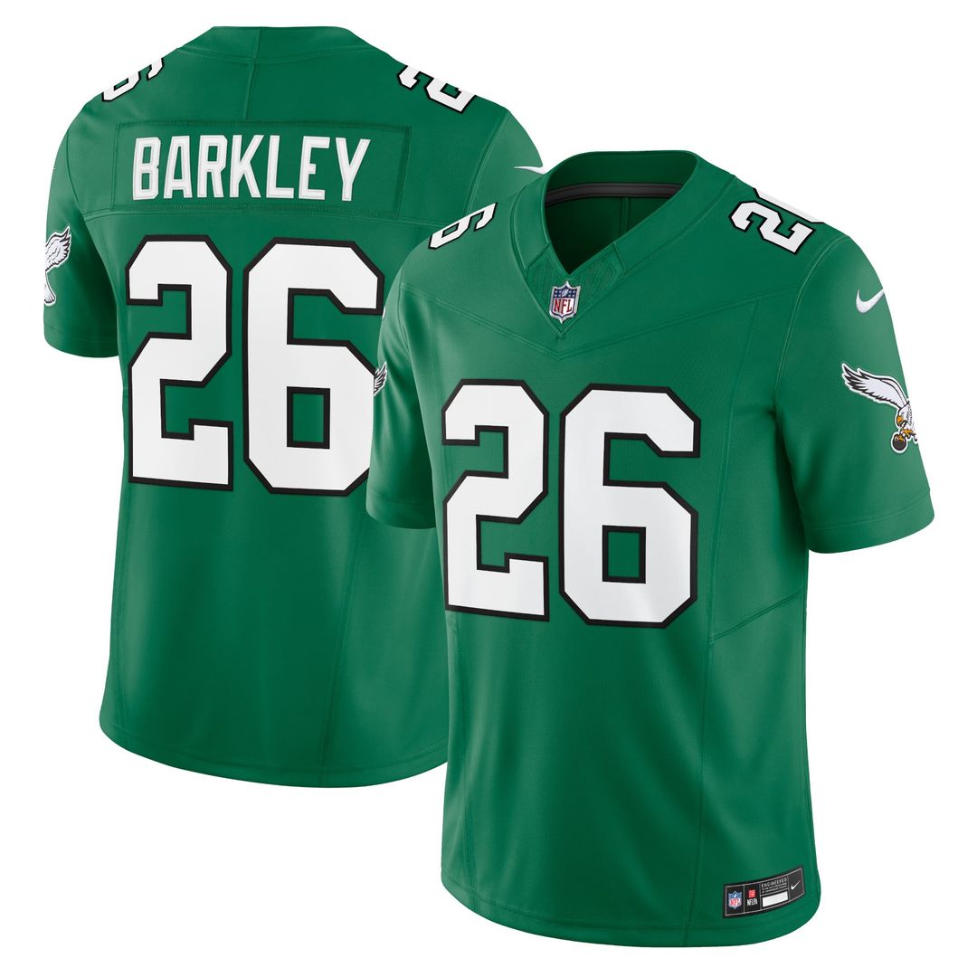 Philadelphia Eagles Saquon Barkley Black Vapor F.U.S.E. Limited Jersey