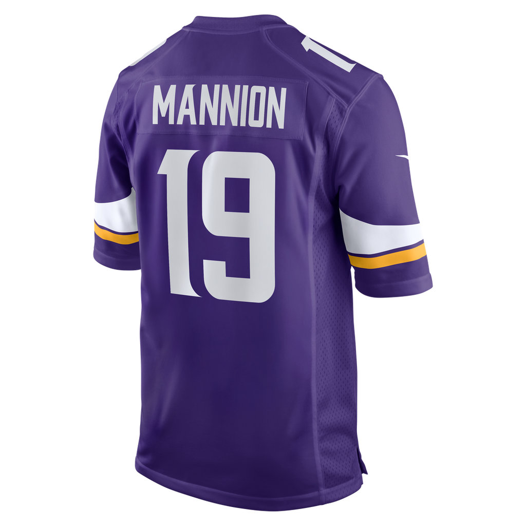 Minnesota Vikings Sean Mannion Purple Game Jersey