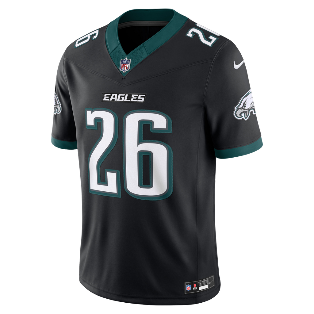 Philadelphia Eagles Saquon Barkley Black Alternate Vapor F.U.S.E. Stitched Limited Jersey