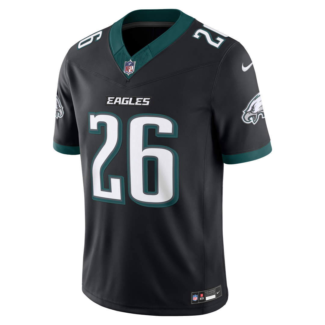 Philadelphia Eagles Saquon Barkley Black Alternate Vapor F.U.S.E. Stitched Limited Jersey