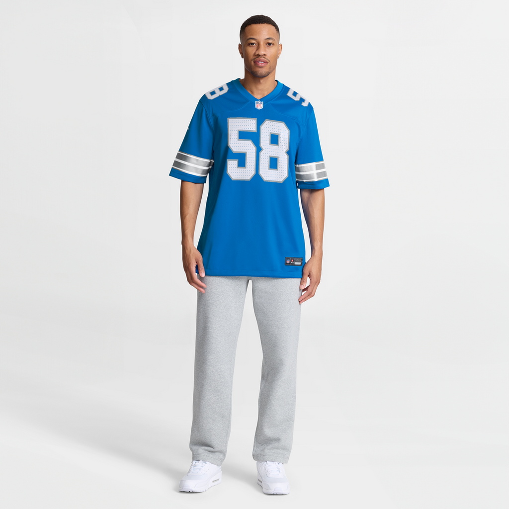 Detroit Lions Penei Sewell White Game Jersey