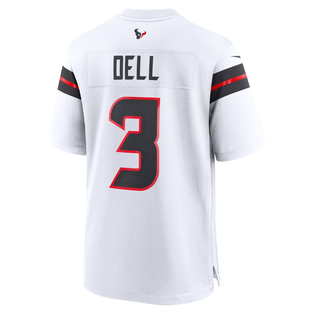 Houston Texans Tank Dell Navy Game Jersey
