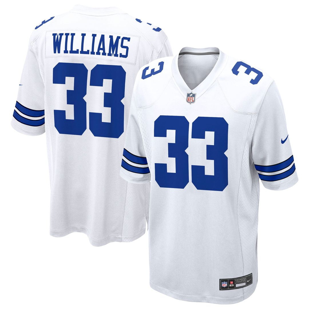 Dallas Cowboys Javonte Williams Navy Alternate Game Jersey