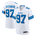 Detroit Lions Aidan Hutchinson White Game Jersey
