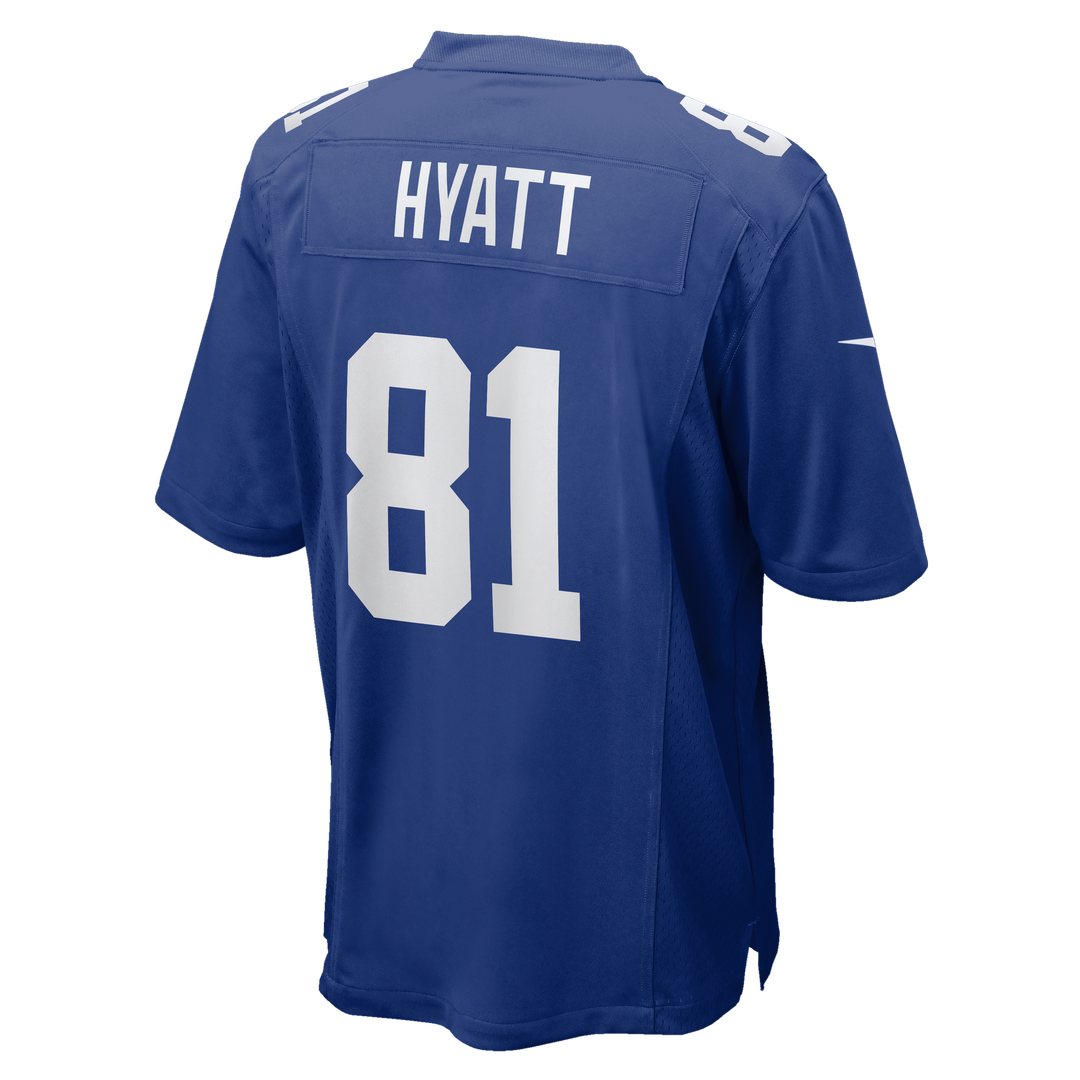New York Giants Jalin Hyatt Royal Team Game Jersey