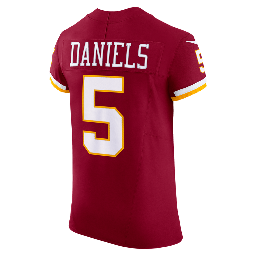 Washington Commanders Jayden Daniels Burgundy Team Vapor F.U.S.E. Elite Jersey