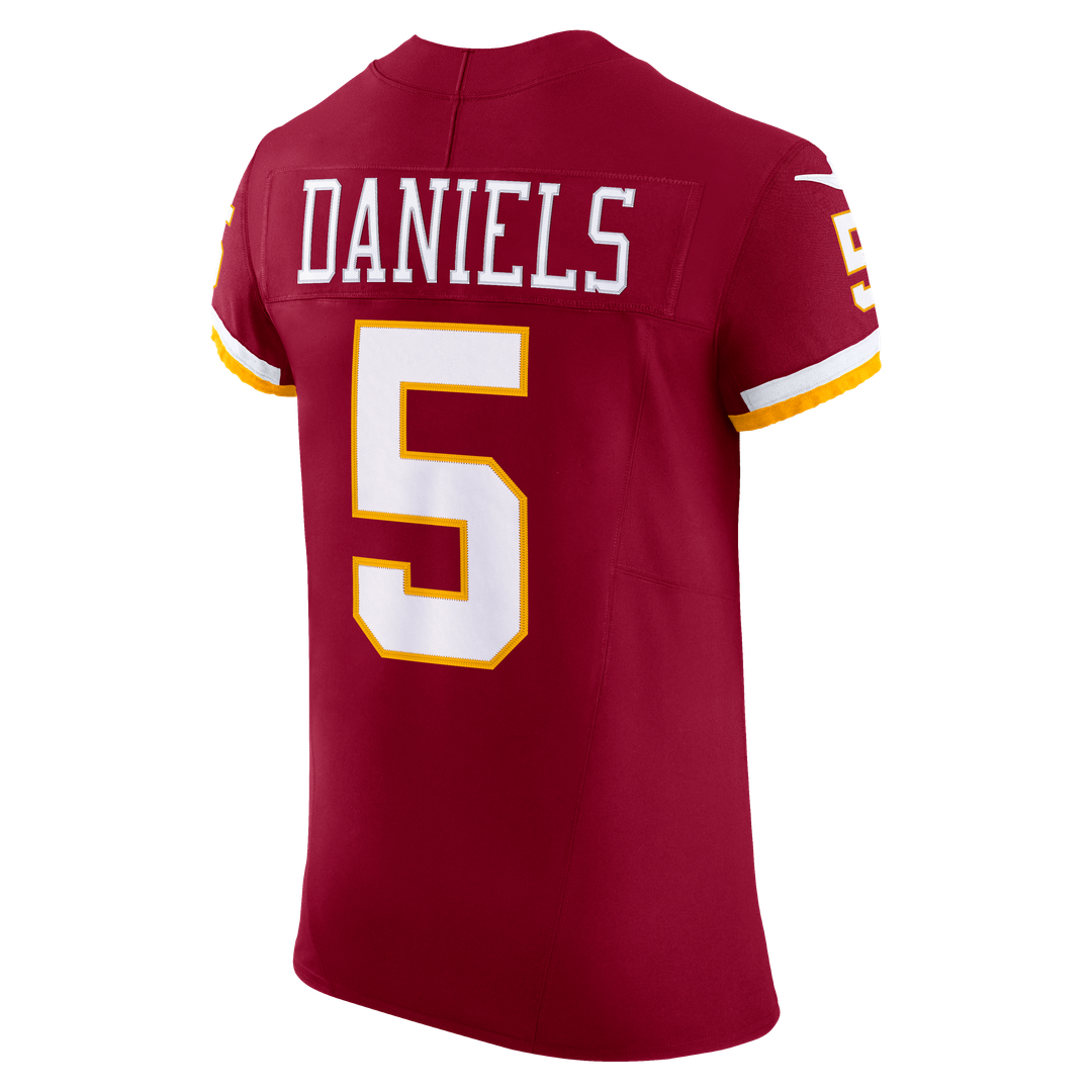 Washington Commanders Jayden Daniels Burgundy Team Vapor F.U.S.E. Elite Jersey