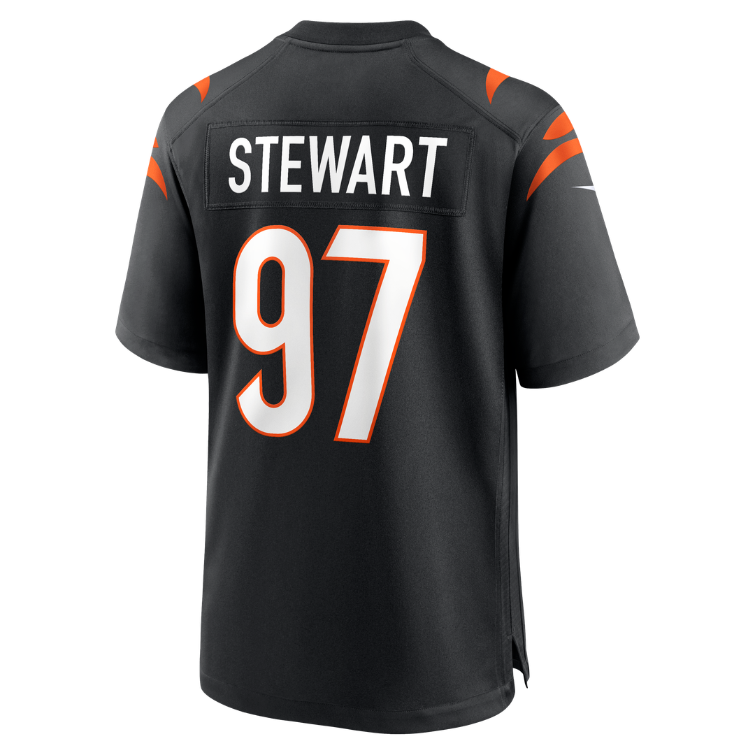 Cincinnati Bengals Shemar Stewart Black Team Game Jersey