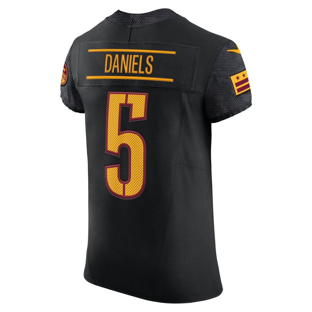 Washington Commanders Jayden Daniels Burgundy Team Vapor F.U.S.E. Elite Jersey