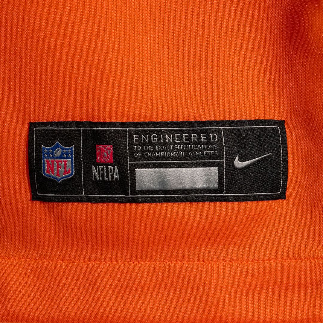 Denver Broncos Jahdae Barron Orange Game Player Jersey
