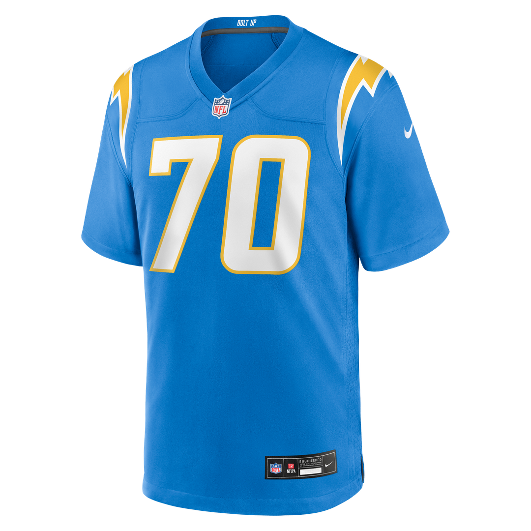 Los Angeles Chargers Rashawn Slater Powder Blue Game Jersey