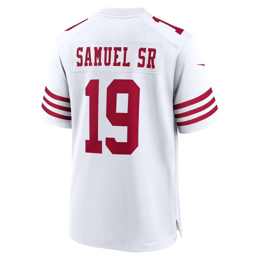 San Francisco 49ers Deebo Samuel Sr Scarlet Team Game Jersey