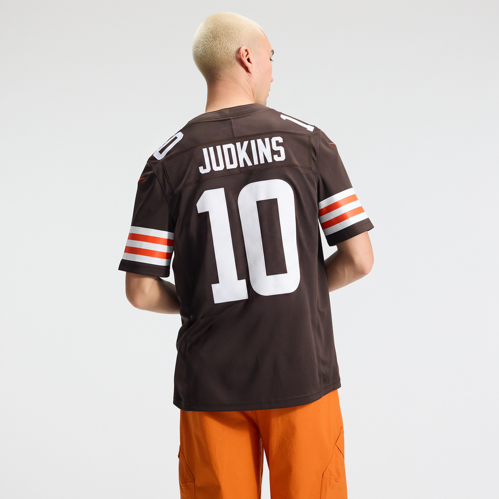 Cleveland Browns Quinshon Judkins Brown Team Vapor F.U.S.E. Stitched Limited Jersey
