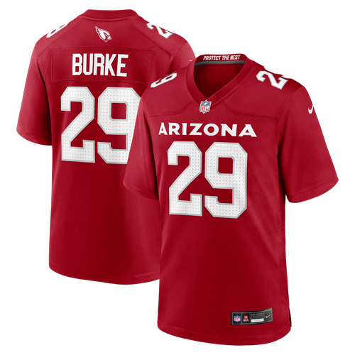 Arizona Cardinals Denzel Burke Cardinal Team Game Jersey