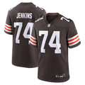 Cleveland Browns Elgton Jenkins Brown Team Game Jersey