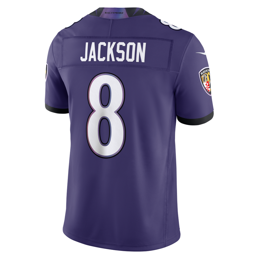 Baltimore Ravens Lamar Jackson Purple Team Vapor F.U.S.E. Stitched Limited Jersey