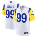 Los Angeles Rams Aaron Donald White Game Jersey
