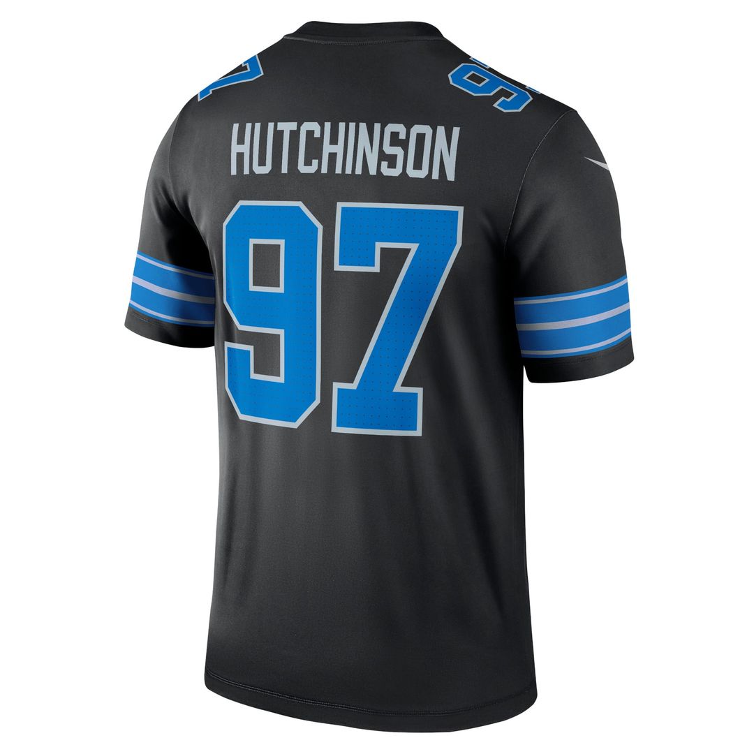 Detroit Lions Aidan Hutchinson Black Legend Player Performance Top