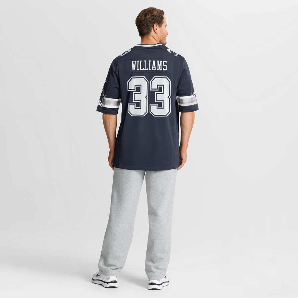 Dallas Cowboys Javonte Williams White Alternate Game Jersey