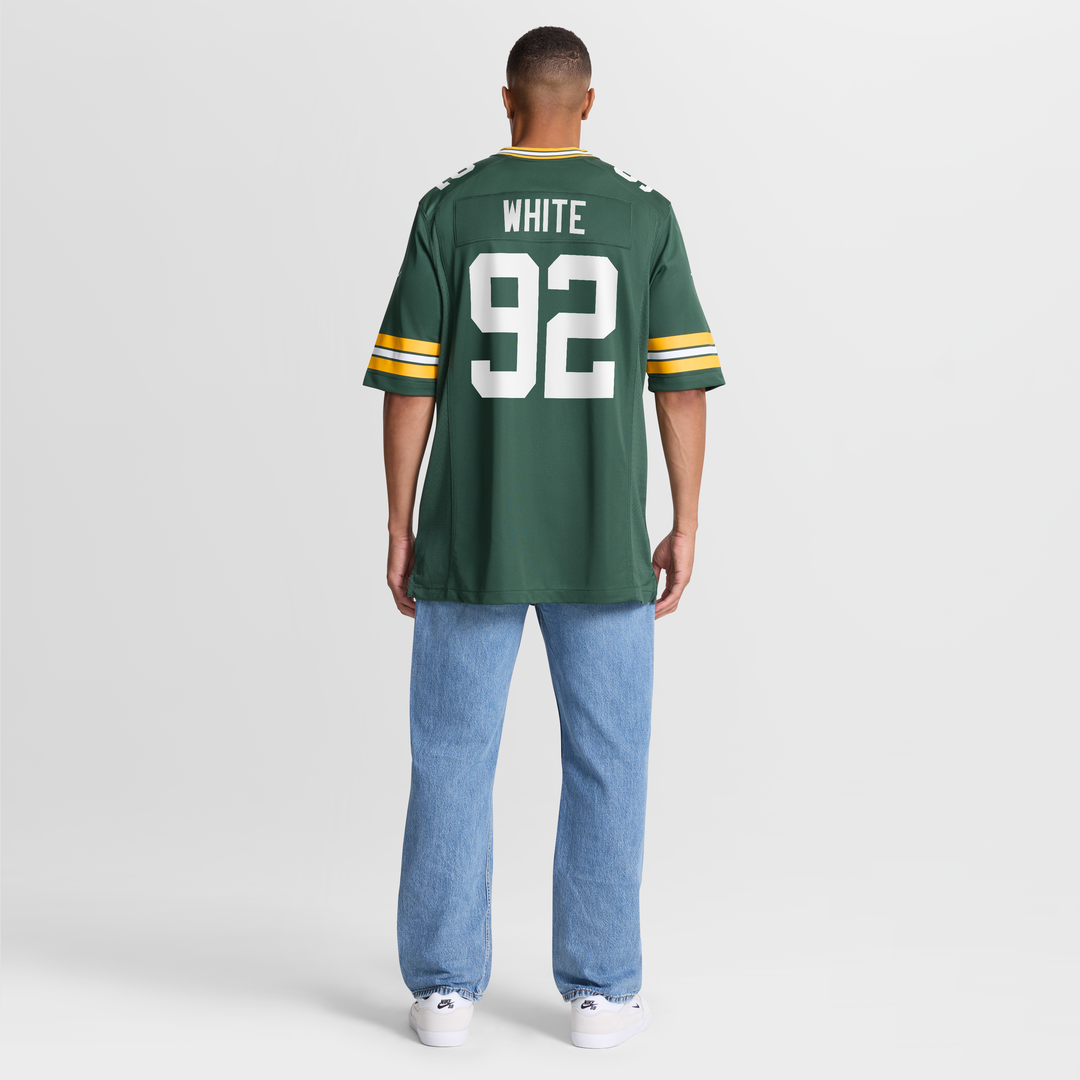 Green Bay Packers Reggie White Green Game Retired Player Jersey