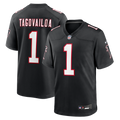 Atlanta Falcons Tua Tagovailoa Black Alternate Game Jersey