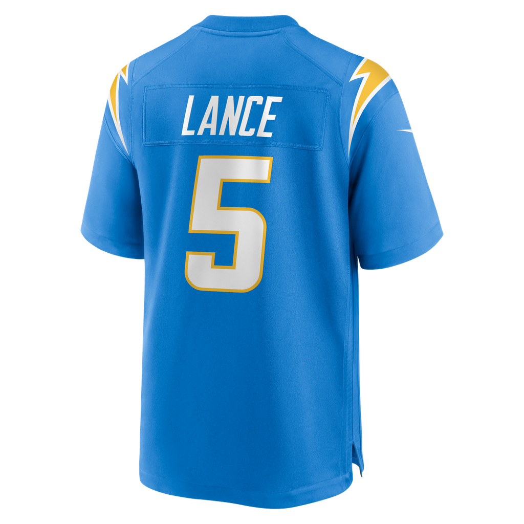 Los Angeles Chargers Trey Lance Powder Blue Team Game Jersey