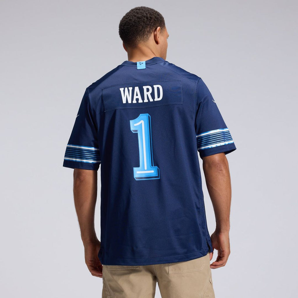 Tennessee Titans Cameron Ward Navy 2026 Rivalries Collection Game Jersey