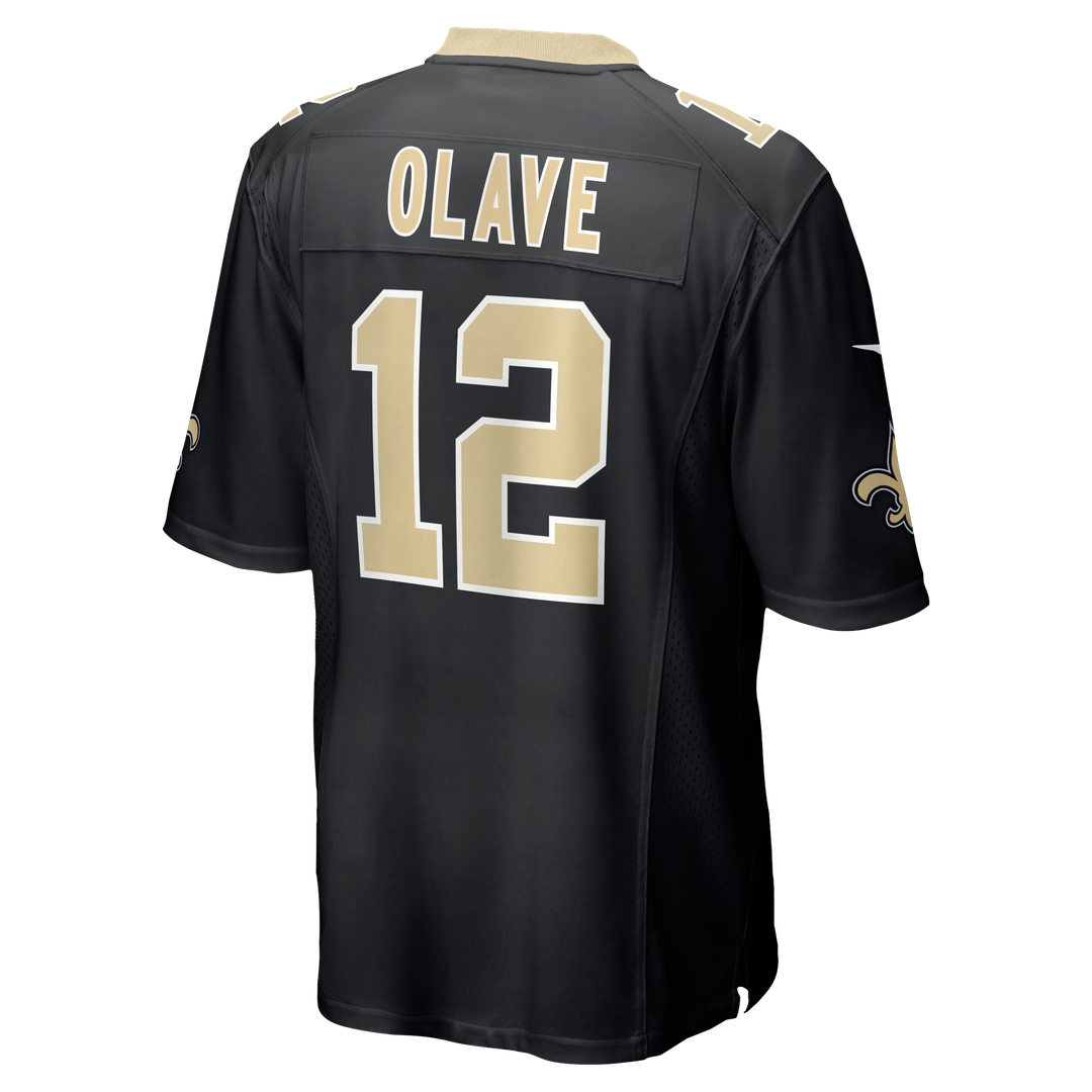 New Orleans Saints Chris Olave Black Player Game Jersey