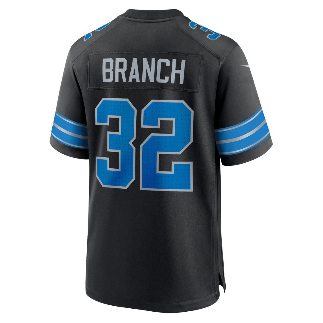 Detroit Lions Brian Branch White White Game Jersey