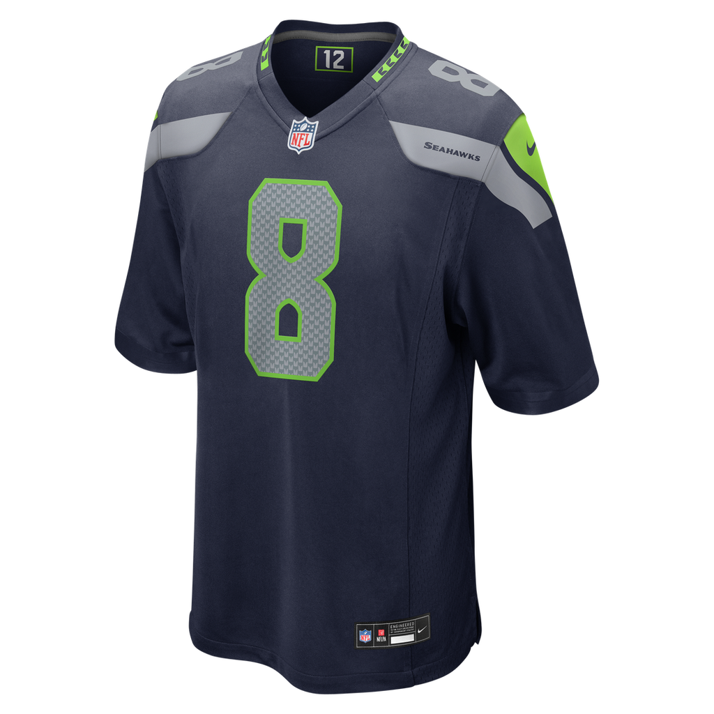 Seattle Seahawks Jadarian Price College Navy Team Game Jersey
