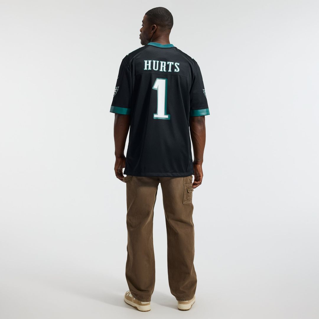 Philadelphia Eagles Jalen Hurts Black Alternate Game Jersey
