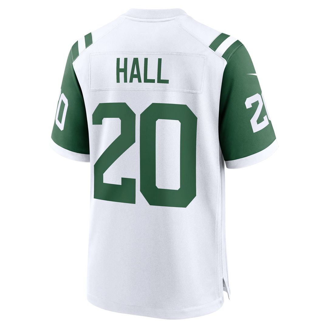 New York Jets Breece Hall White Classic Alternate Game Jersey