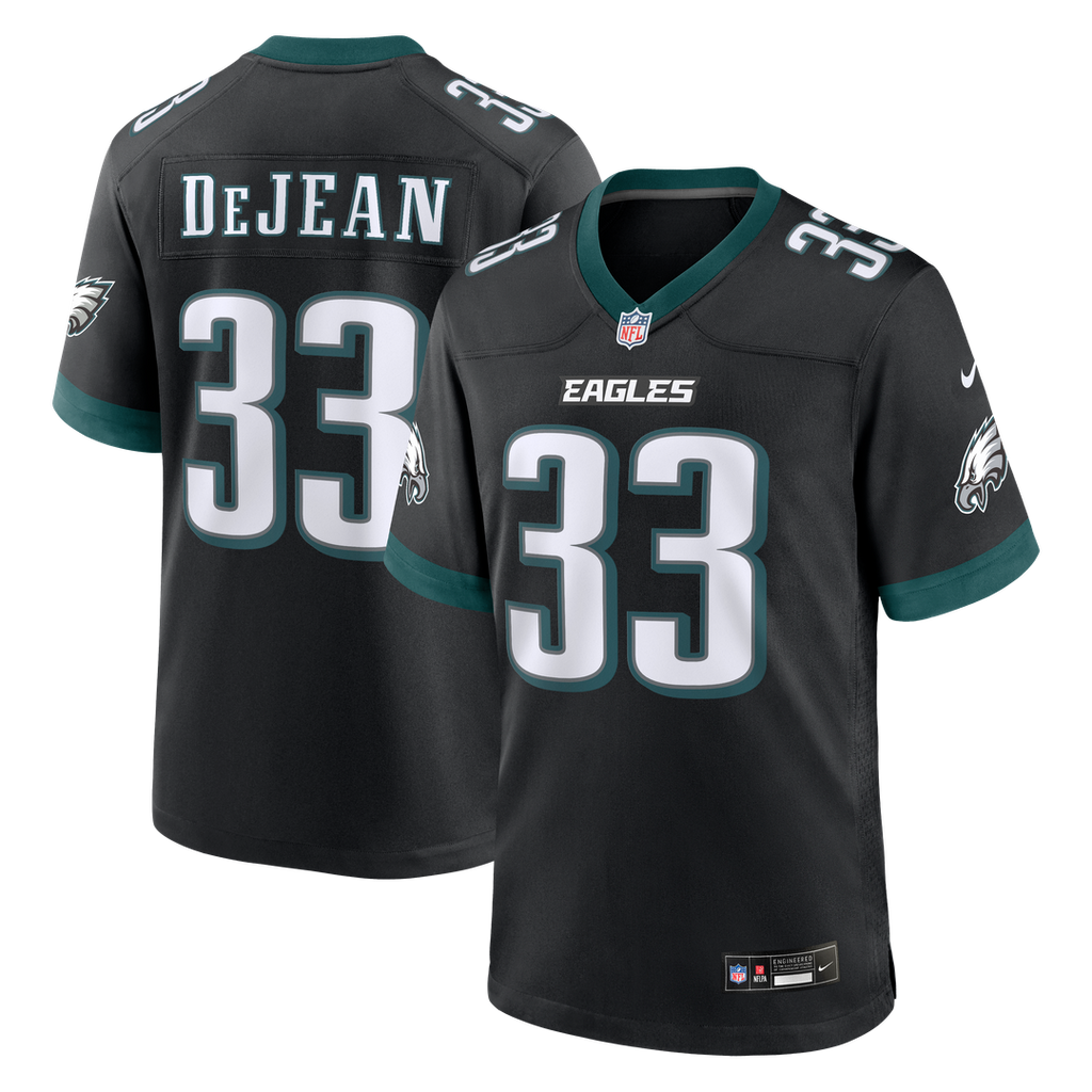 Philadelphia Eagles Cooper DeJean Black Alternate Game Jersey