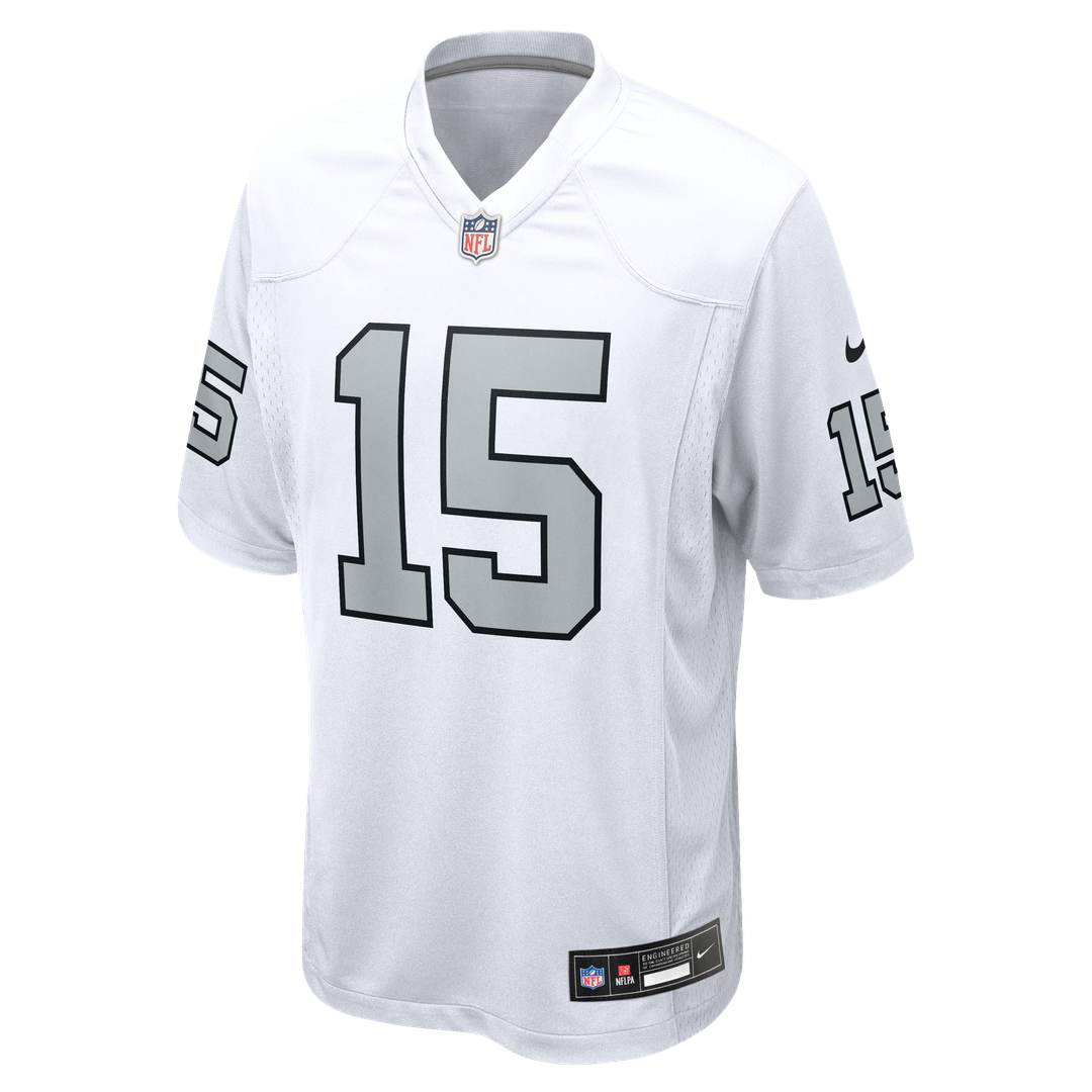 Las Vegas Raiders Fernando Mendoza White Alternate Game Player Jersey