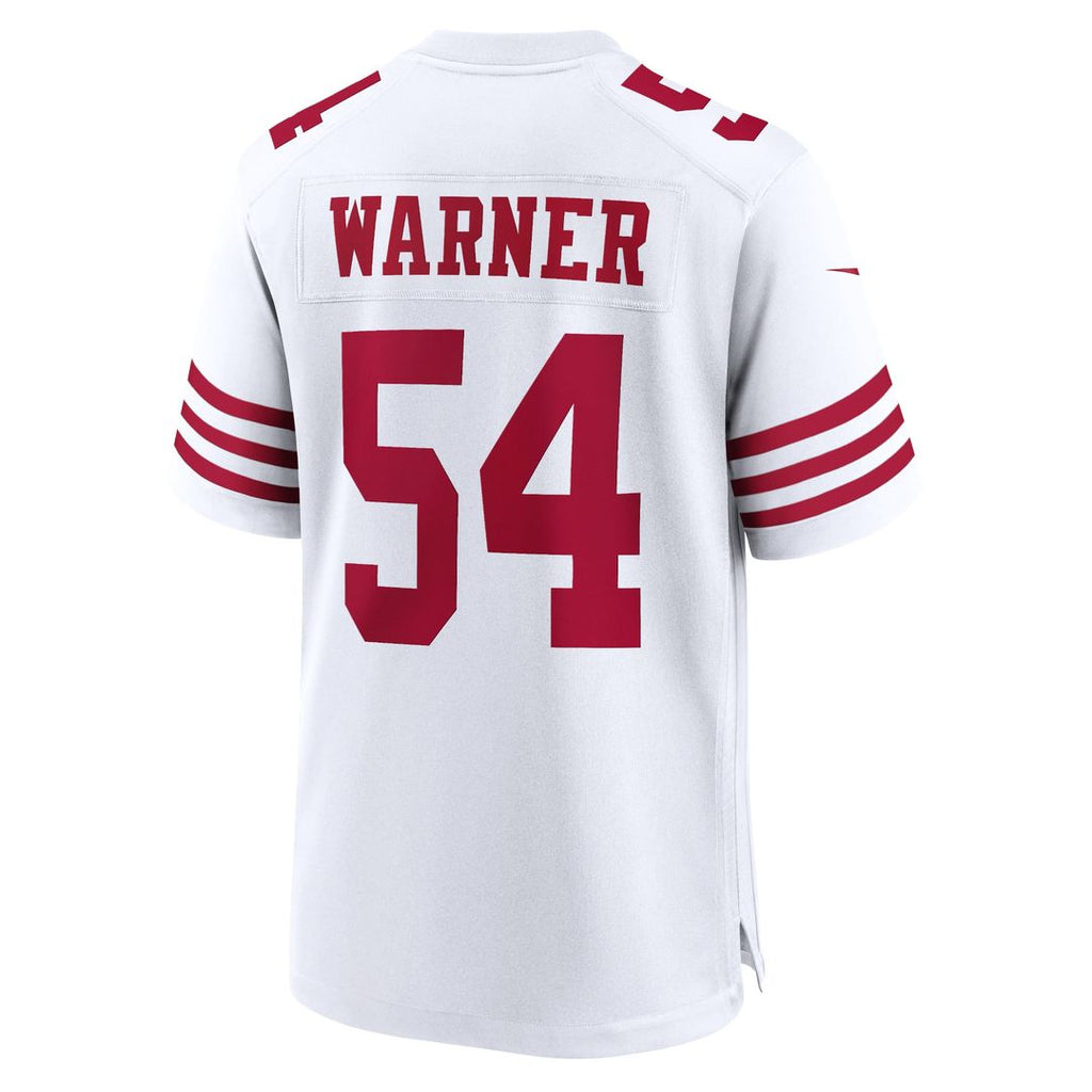 San Francisco 49ers Fred Warner Scarlet Player Game Jersey
