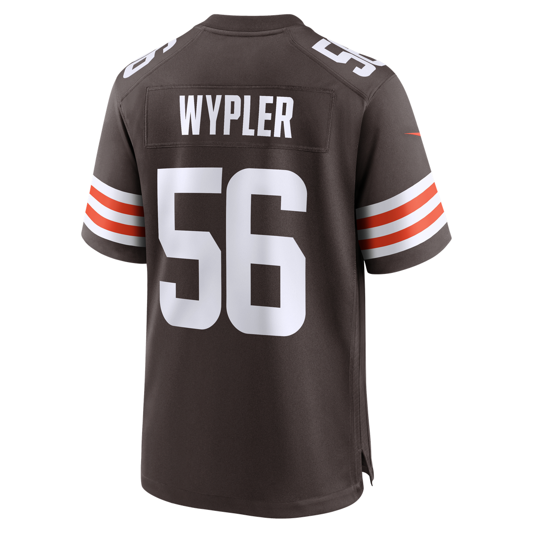 Cleveland Browns Luke Wypler Brown Team Game Jersey