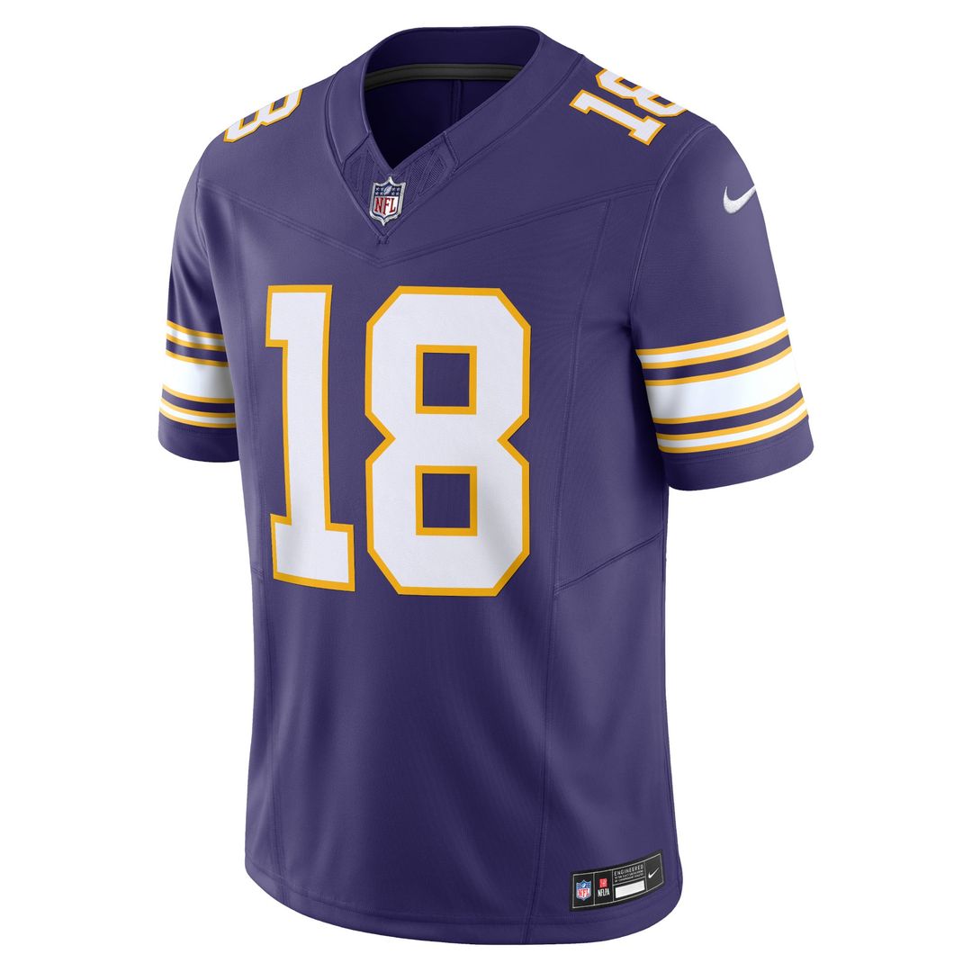 Minnesota Vikings Justin Jefferson White Vapor F.U.S.E. Limited Jersey