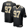 New Orleans Saints Khristian Boyd Black Game Jersey