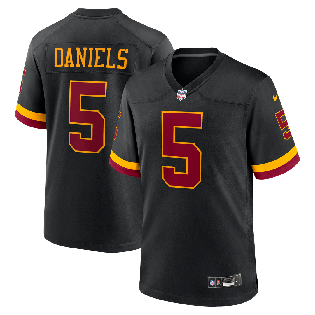 Washington Commanders Jayden Daniels White Game Super Bowl Era Jersey