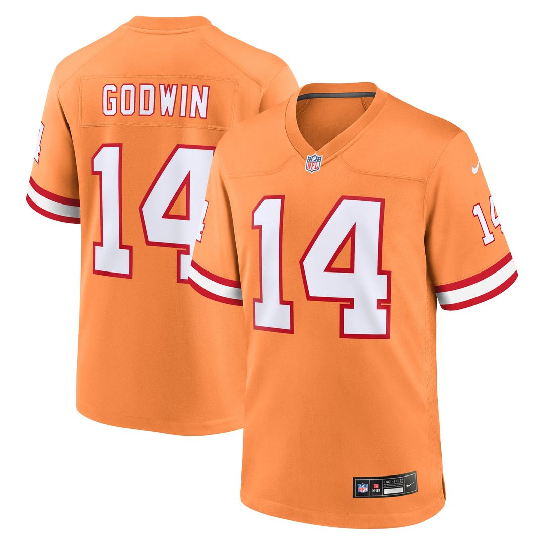 Tampa Bay Buccaneers Chris Godwin Red Game Player Jersey