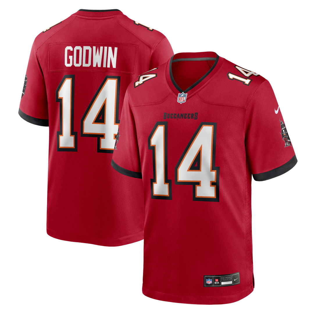Tampa Bay Buccaneers Chris Godwin Red Game Player Jersey