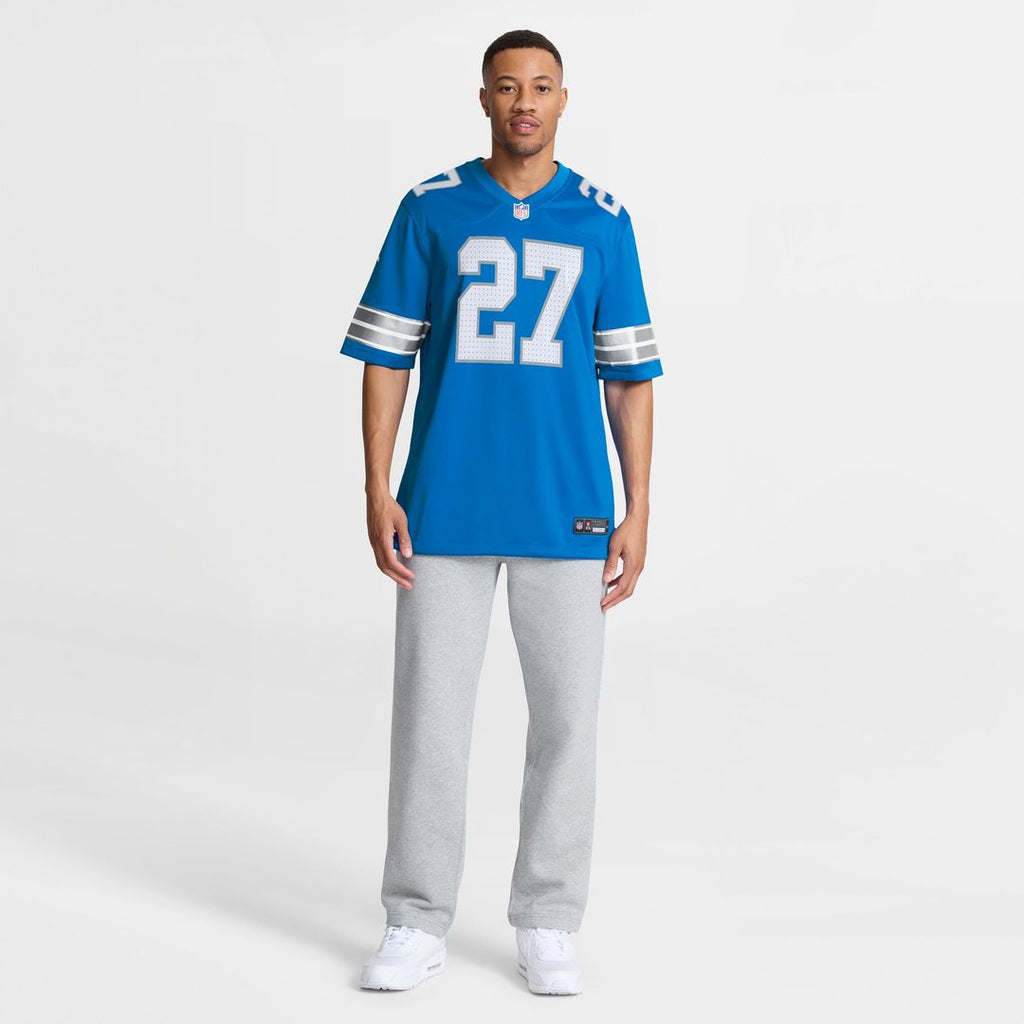 Detroit Lions Christian Izien Blue Team Game Jersey