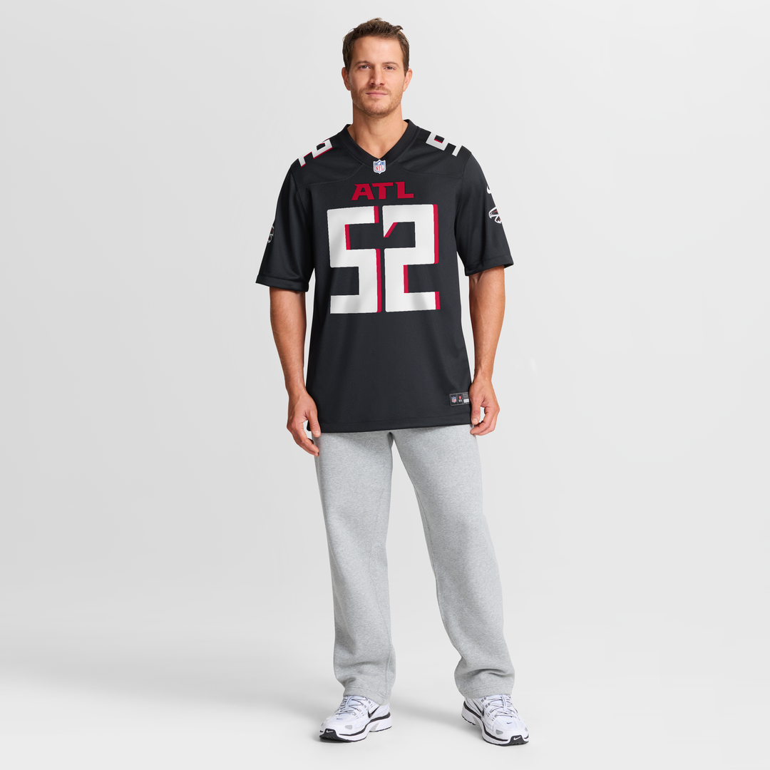 Atlanta Falcons Jovaughn Gwyn Black Team Game Jersey